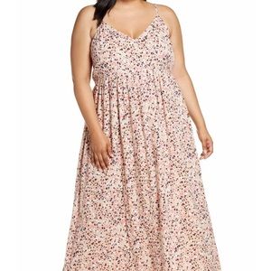 NWT Caslon Printed Maxi Slipdress